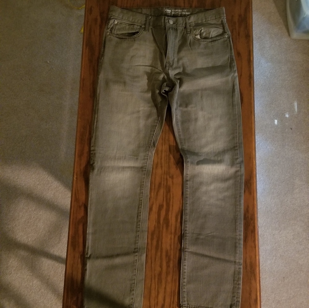 GAP Men's Straight Jeans - Grey